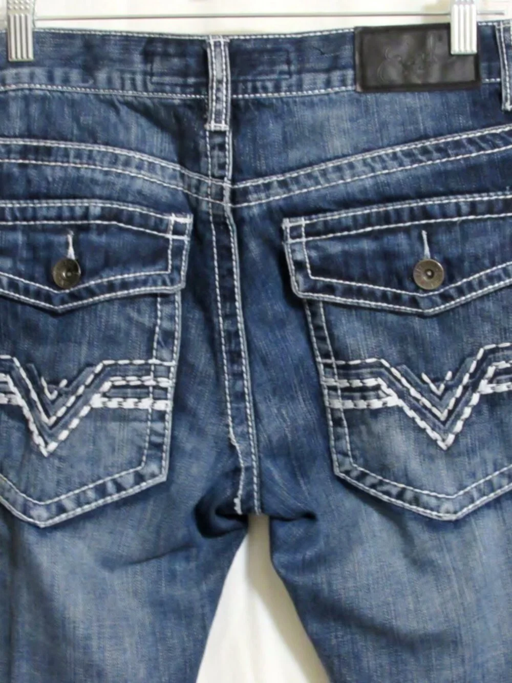 New Mens EARL JEANS Embellished Distressed Jeans Pants 32 X 32 ORIG $88